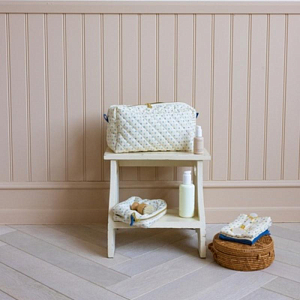 Набор салфеток муслиновых Кам Кам Копенгаген (Cam Cam Copenhagen) "Капри", 4 шт, голубой микс